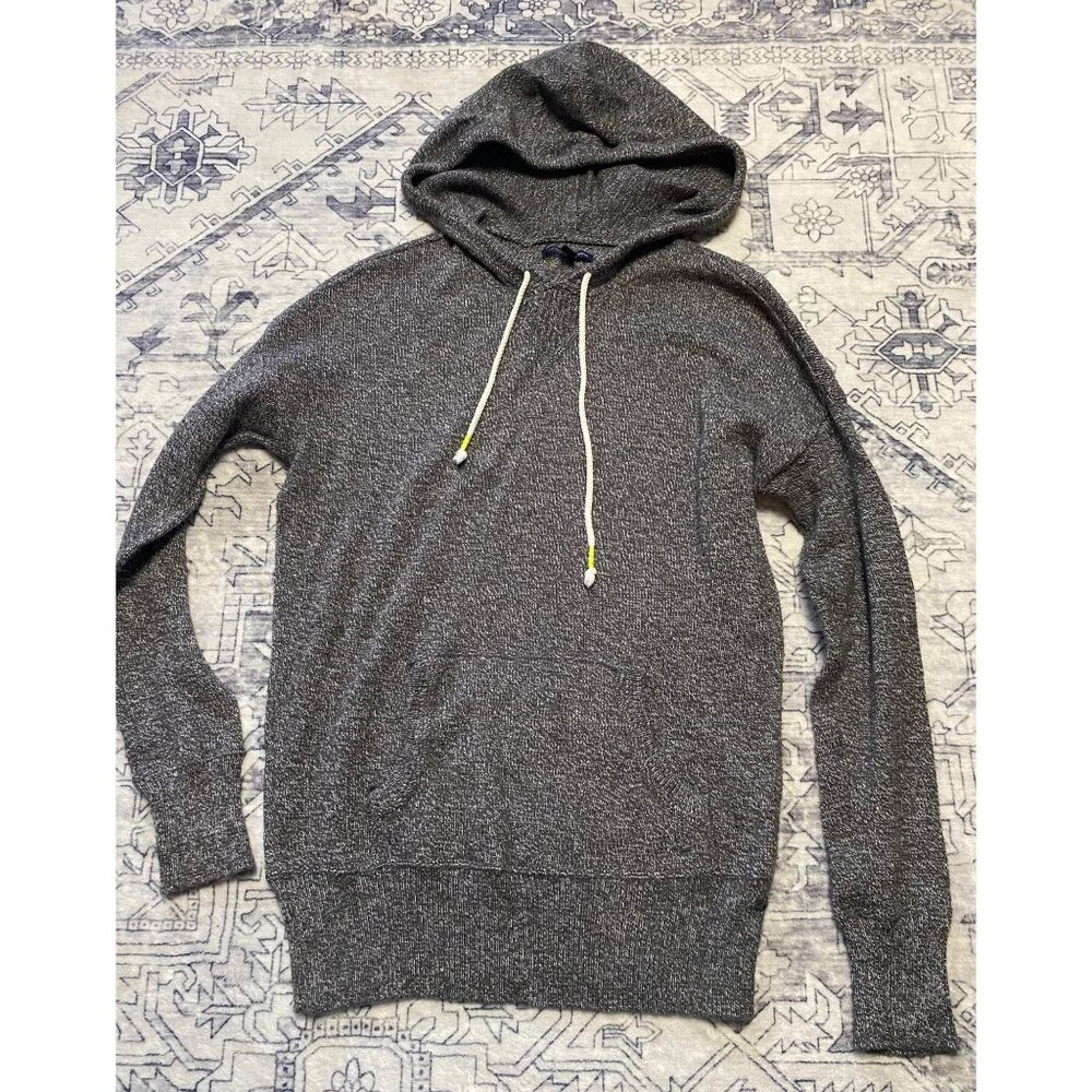 American‎ Eagle Outfitters Gray Knit Hoodie Sweatshirt Womens Medium Sweater